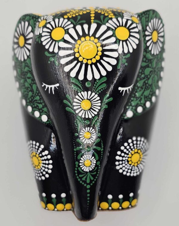 Elefant fyrfadslys holder - Billede 3