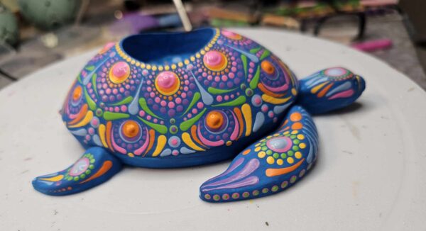 Skildpadde fyrfadslys holder - Image 5