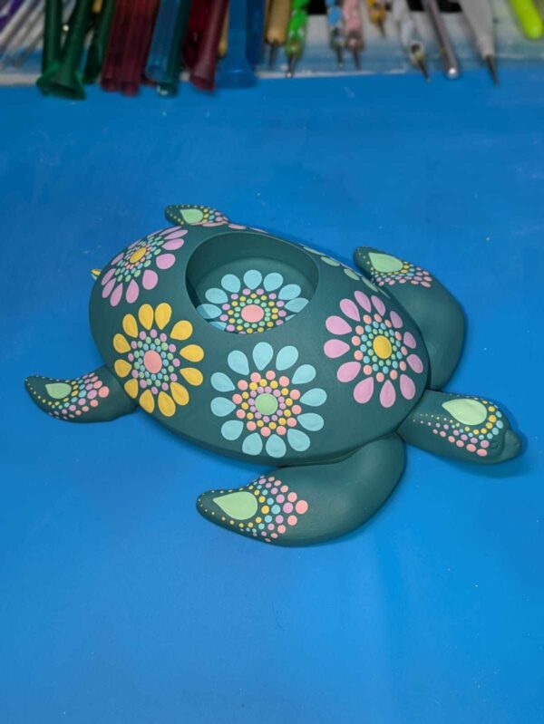 Skildpadde fyrfadslys holder - Image 6